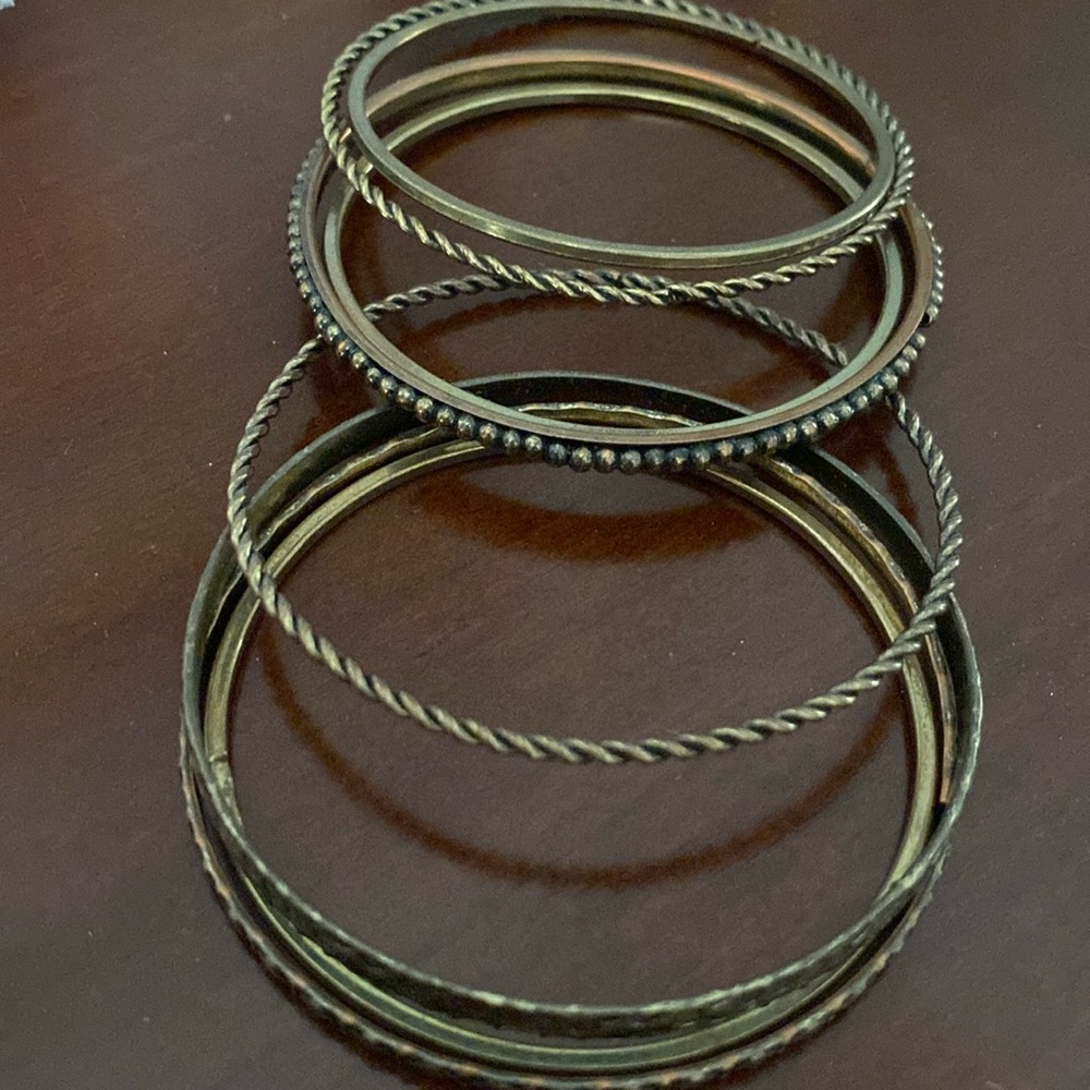 Bronze 8 bracelet set